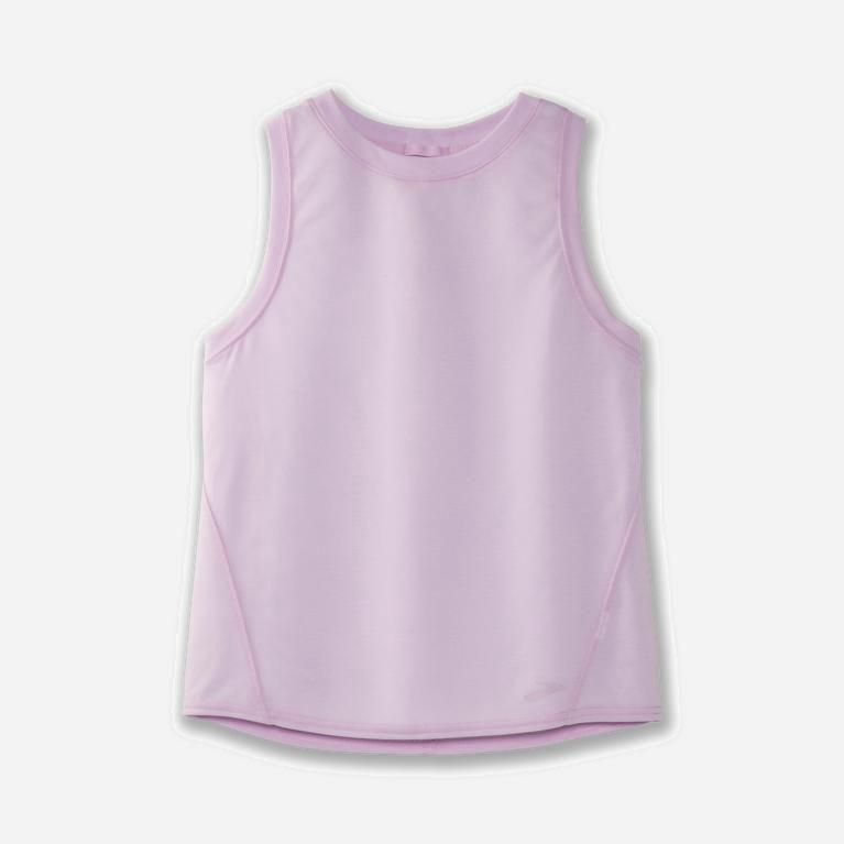 Brooks Distance Hardlooptanktop voor Dames Roze (RBNXC-2158)